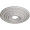 Ekena Millwork Orleans Ceiling Medallion (Canopies up to 4 5/8"), 17 5/8"OD X 3 5/8"ID X 1 7/8"P, Ultra Pure White CM17OLUWF - alternate 2